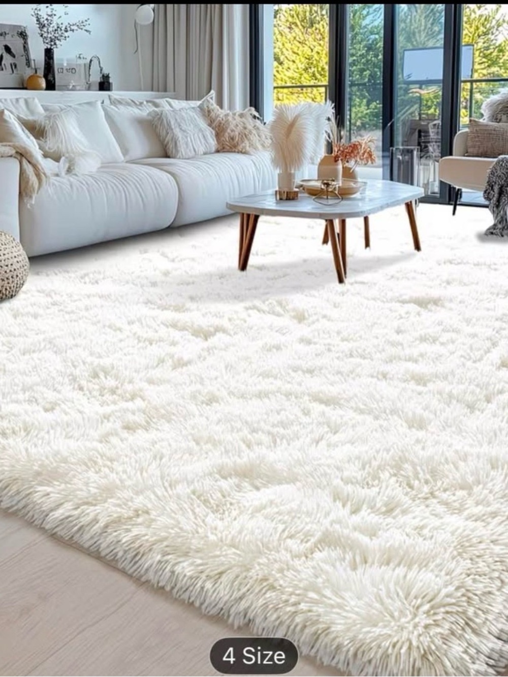 Luxurious Fluffy Shag Rug  Ultra Soft,Plush Durable for Modern Home 6x9ft